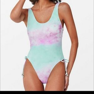 Cupshe Tie Dye One Piece swimsuit, Large
